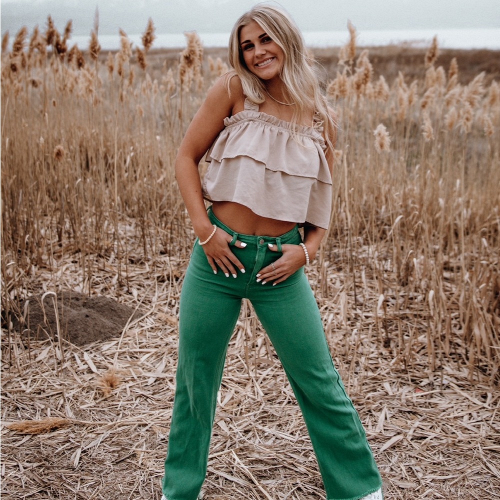 SHEIN Small Jeans (Green)